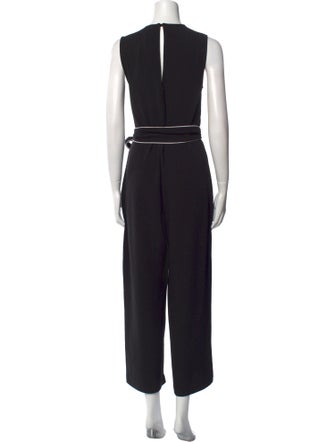 Ganni Plunge Neckline Jumpsuit