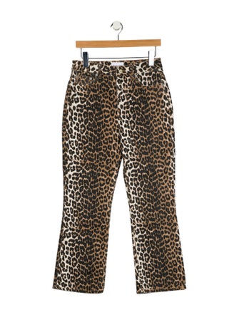 Ganni High-Rise Straight Leg Jeans