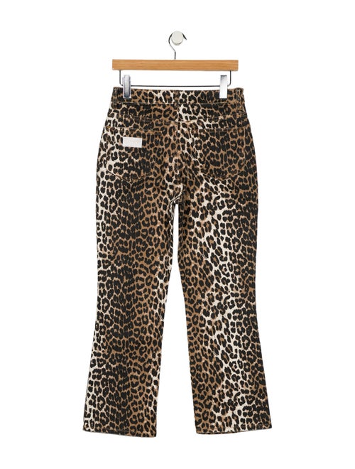 Ganni High-Rise Straight Leg Jeans