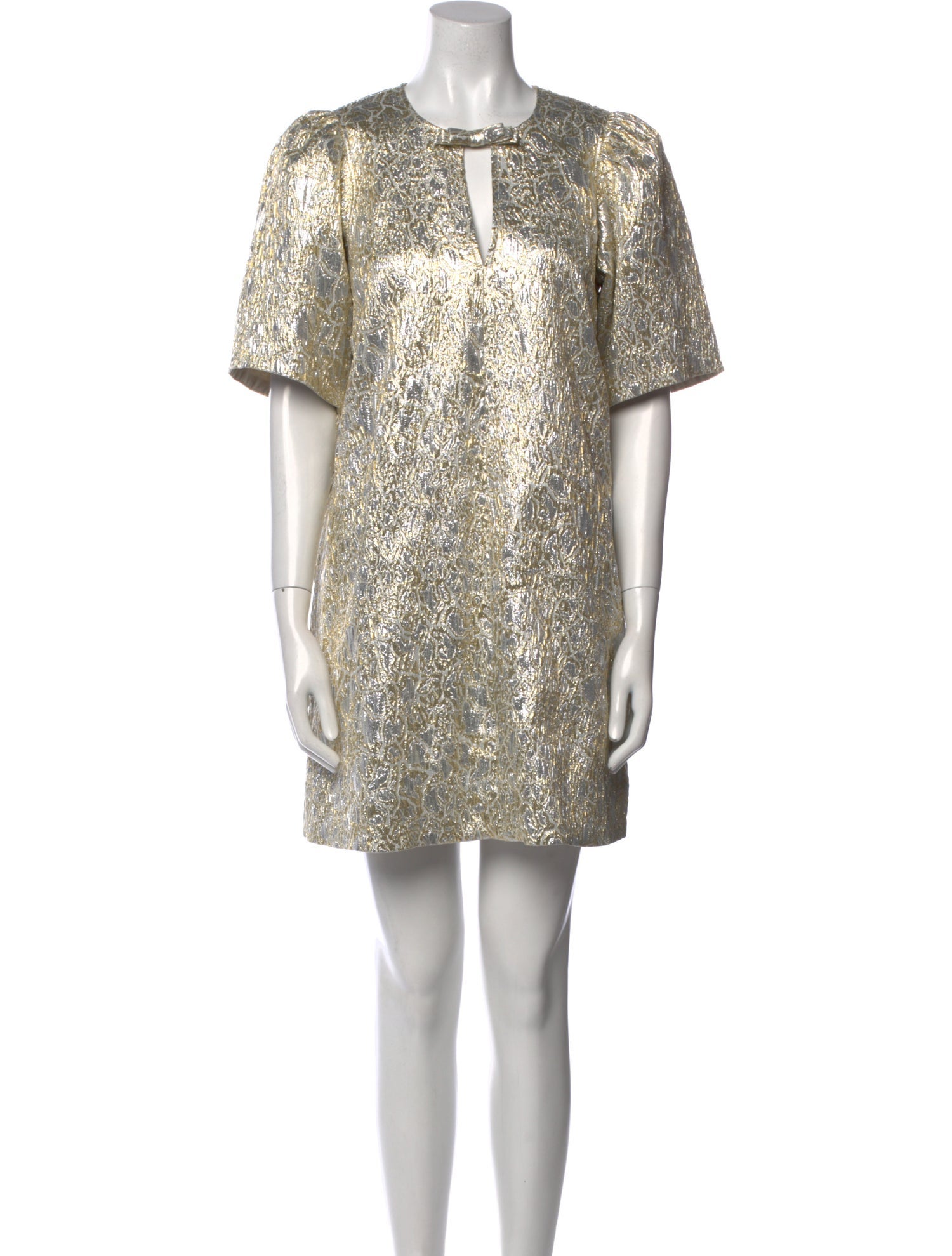 Ganni Patterned Mini Dress