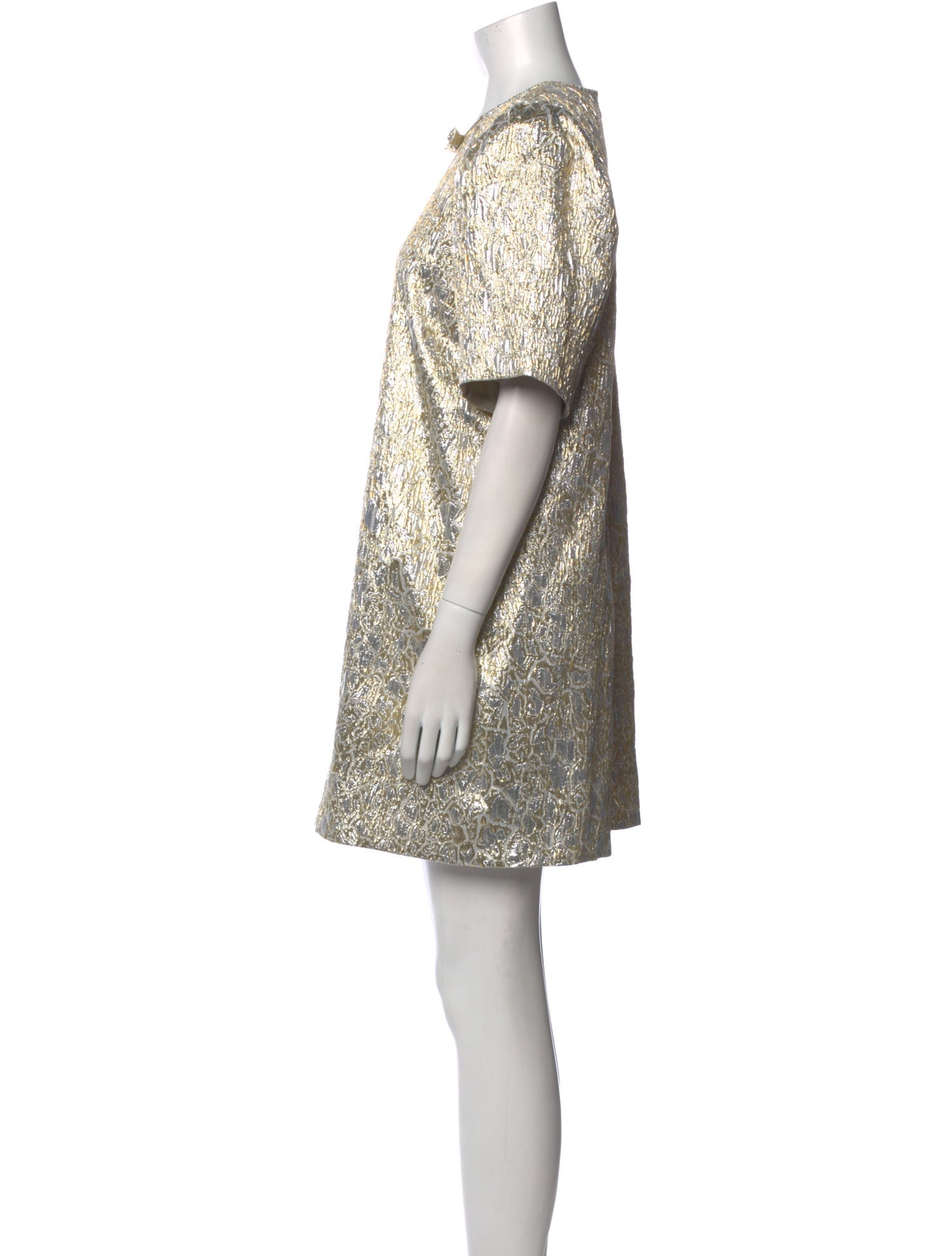 Ganni Patterned Mini Dress