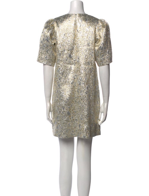 Ganni Patterned Mini Dress