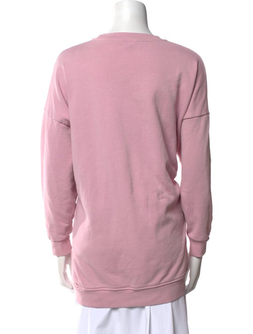 Ganni Crew Neck Long Sleeve Sweatshirt