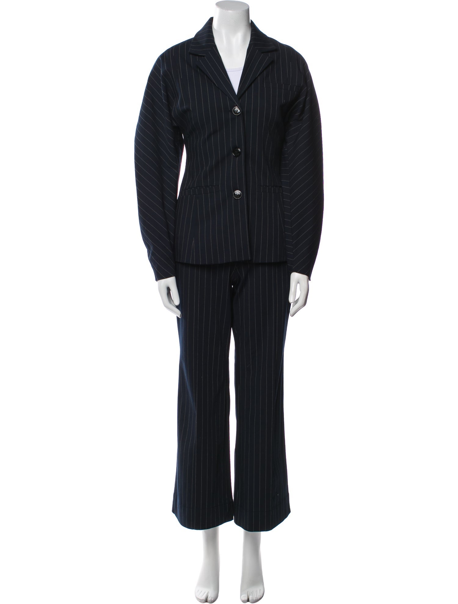 Ganni Striped Pantsuit