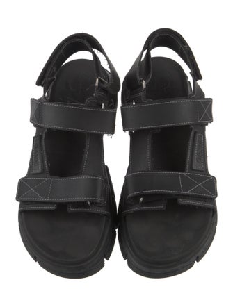 Ganni Leather Slingback Sandals