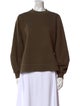 Ganni Crew Neck Long Sleeve Sweatshirt