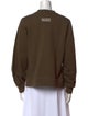 Ganni Crew Neck Long Sleeve Sweatshirt