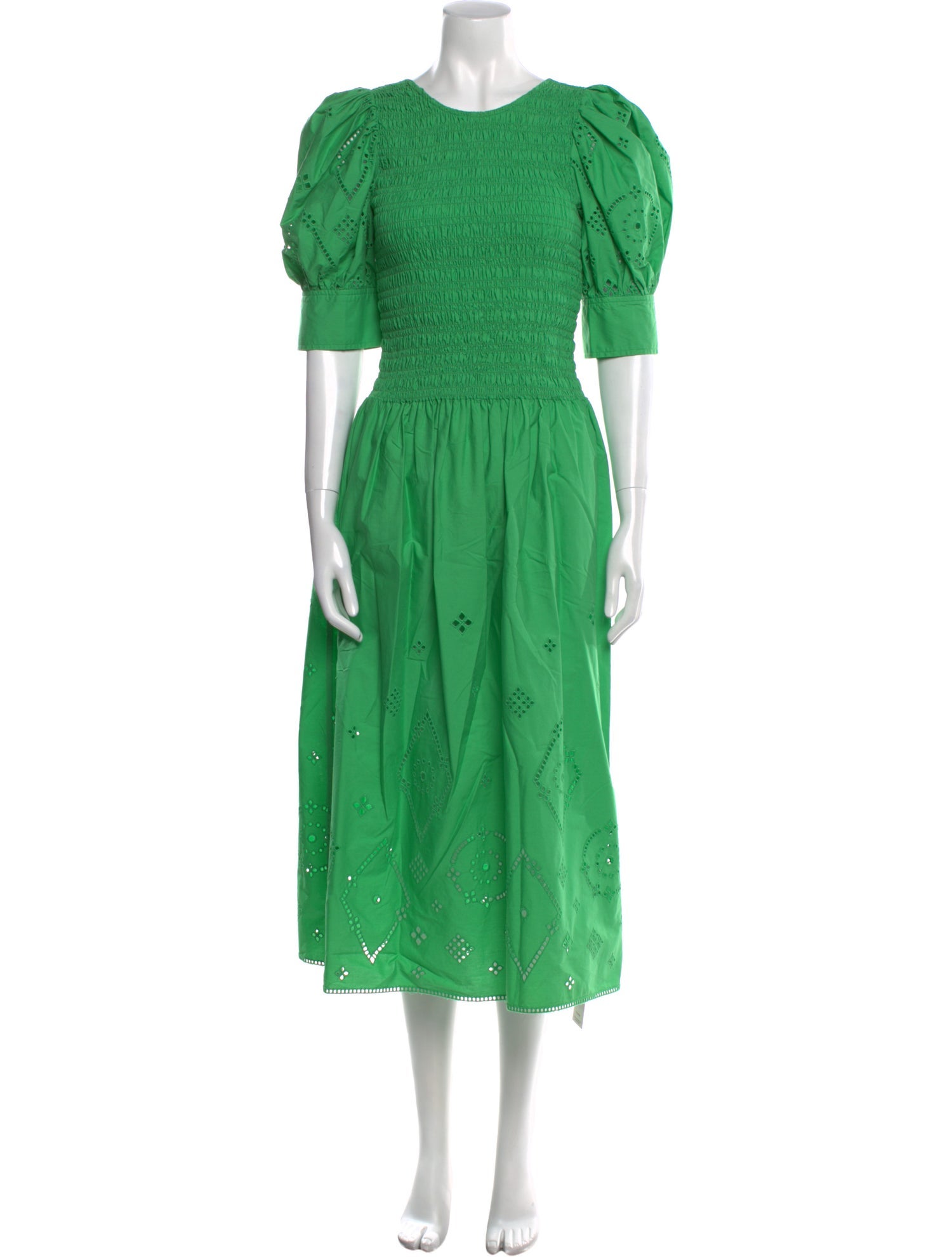 Ganni Crew Neck Long Dress