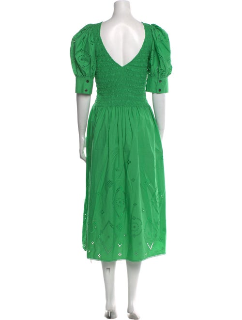 Ganni Crew Neck Long Dress