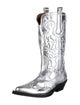 Ganni Leather Western Boots