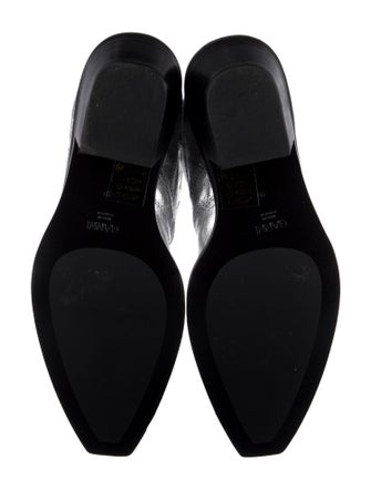 Ganni Leather Western Boots