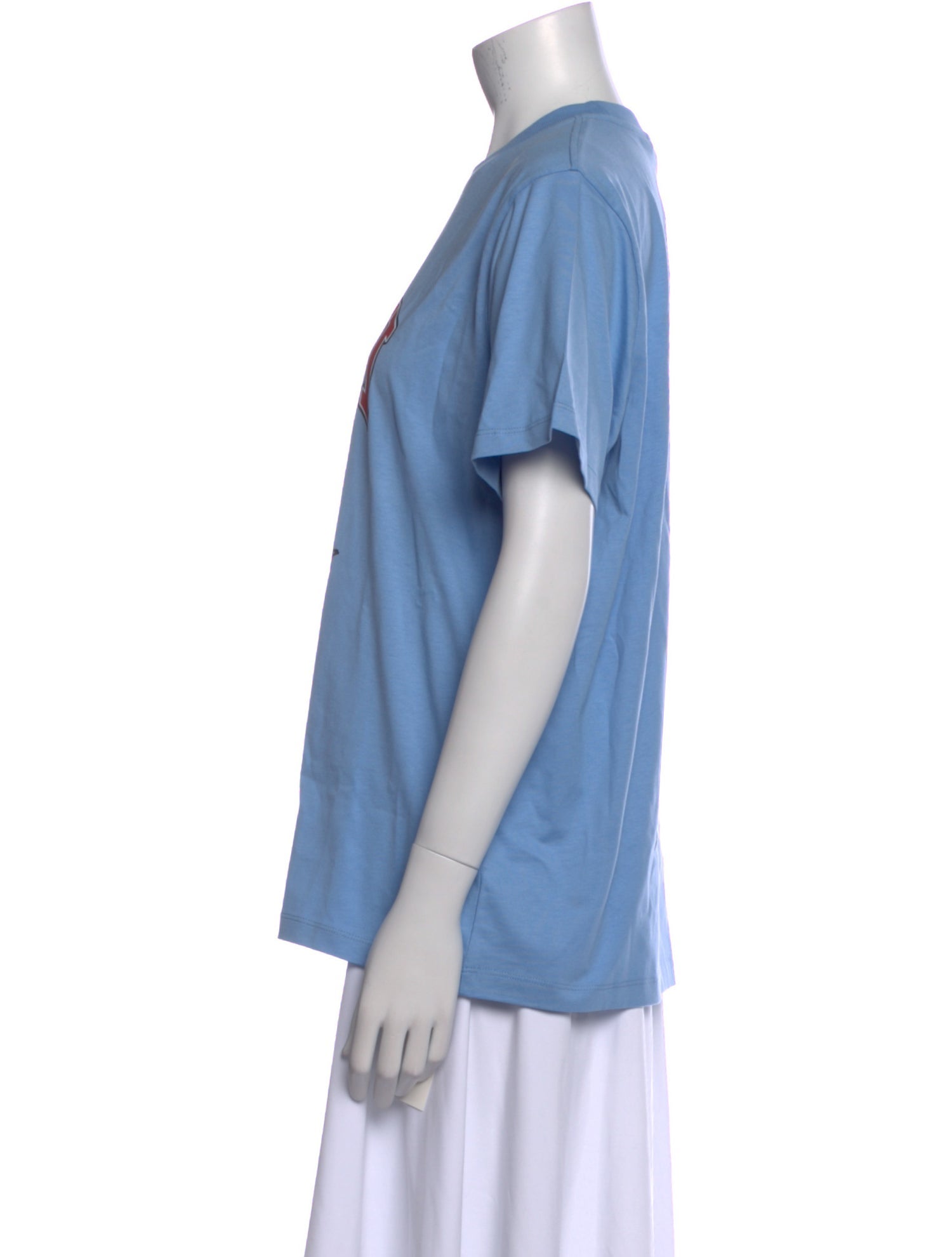 Ganni Graphic Print Crew Neck T-Shirt w/ Tags