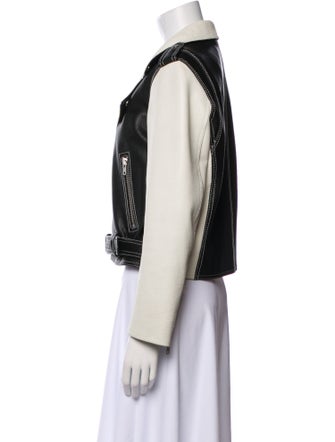 Ganni Leather Biker Jacket