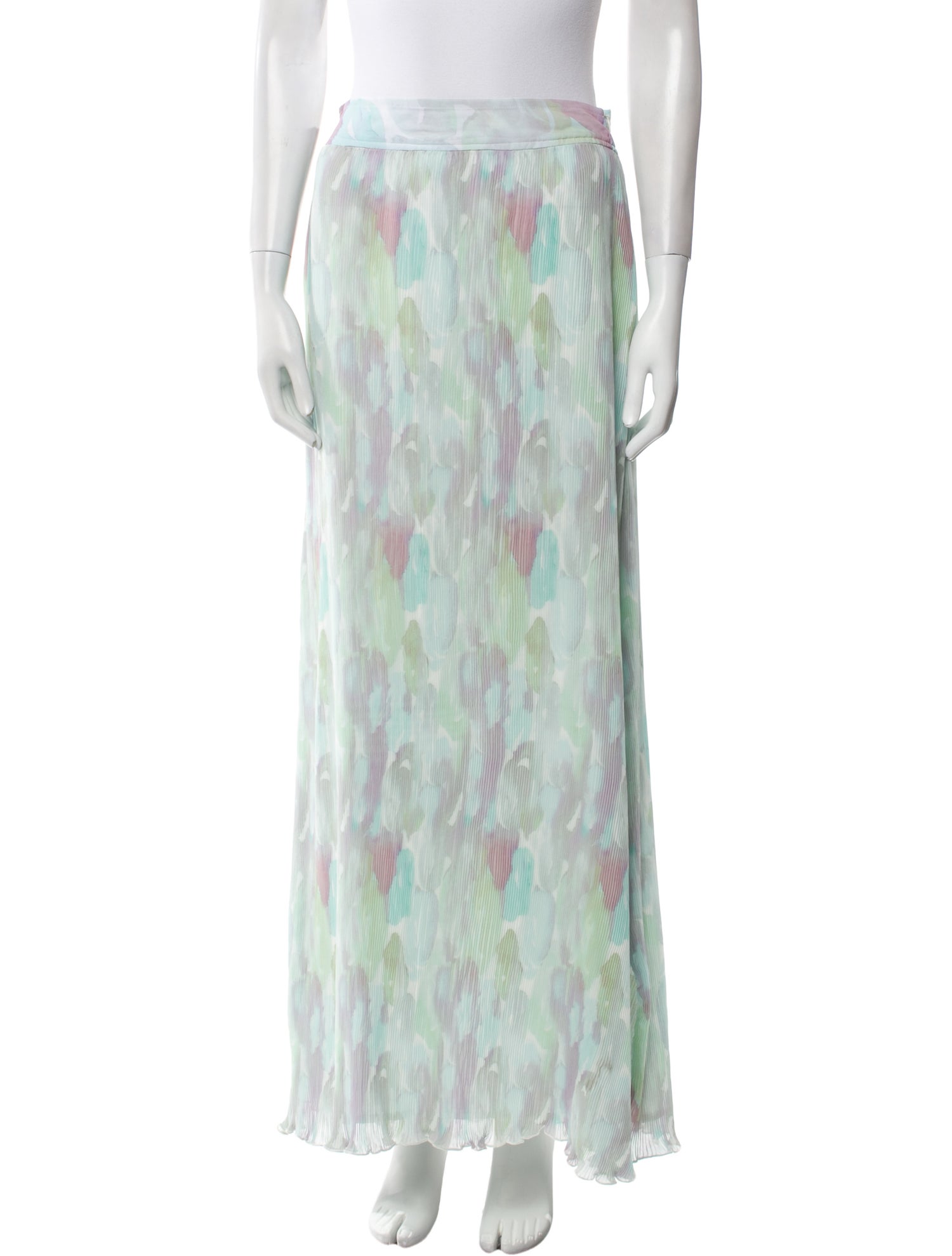 Ganni Floral Print Long Skirt