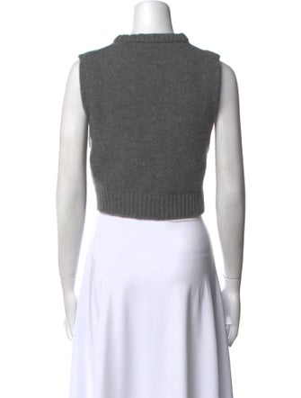 Ganni Printed Mock Neck Sweater