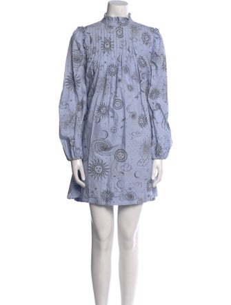 Ganni Printed Mini Dress