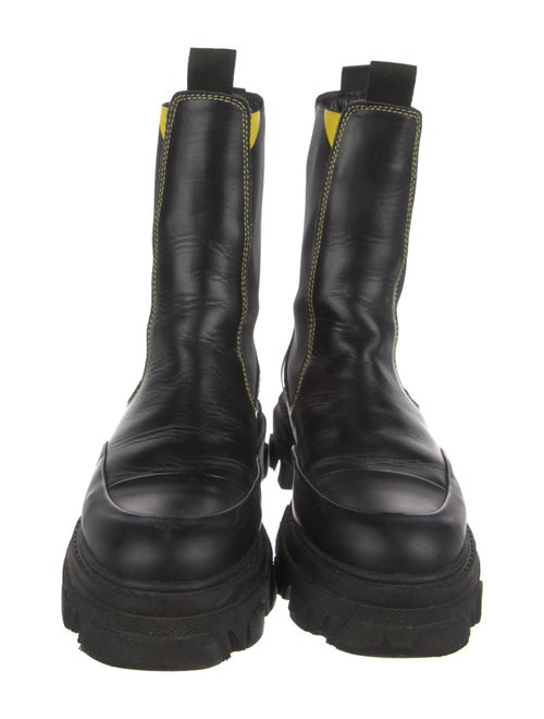 Ganni Leather Chelsea Boots