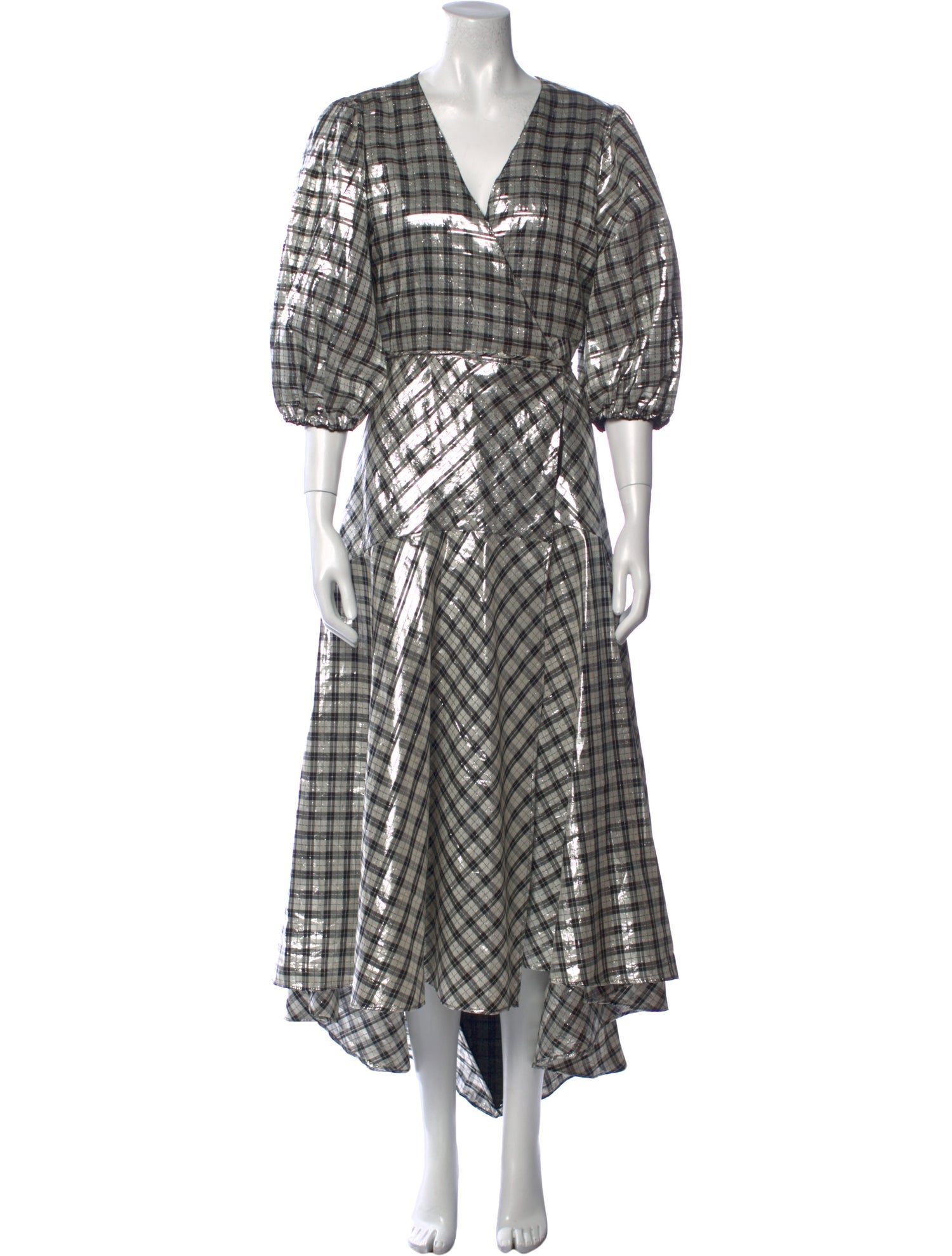 Ganni Silk Long Dress