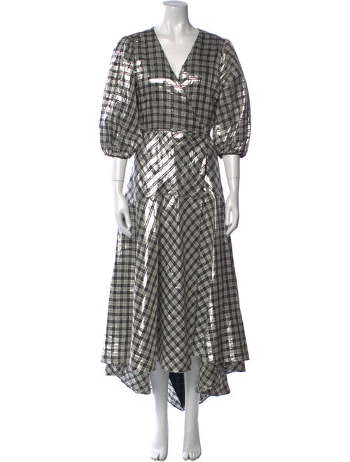 Ganni Silk Long Dress