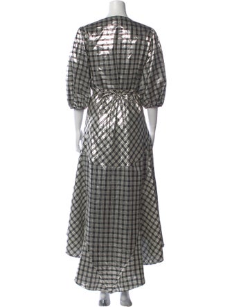 Ganni Silk Long Dress