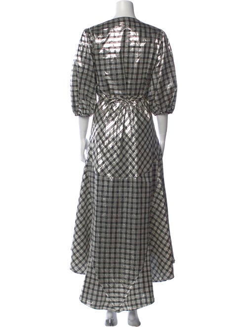 Ganni Silk Long Dress