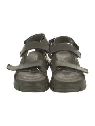 Ganni Rubber Slingback Sandals