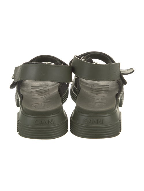 Ganni Rubber Slingback Sandals