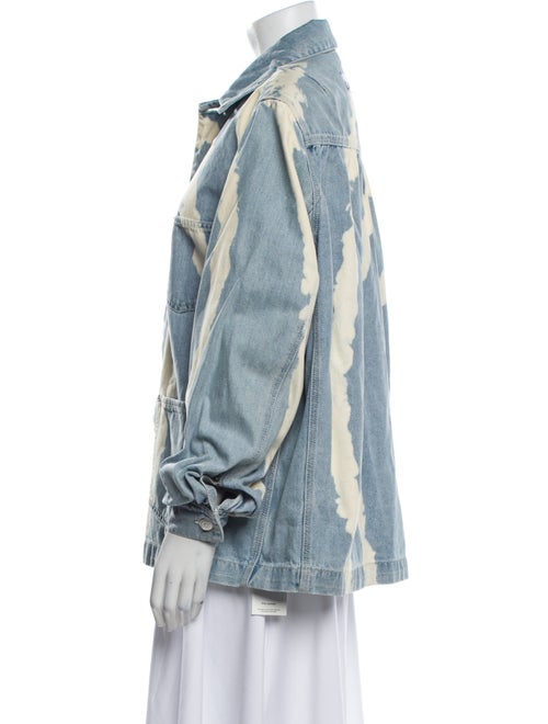 Ganni Striped Denim Jacket