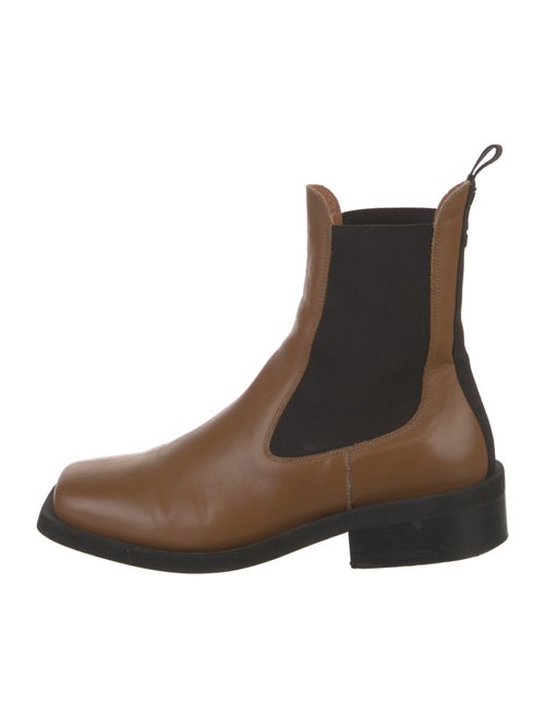 Ganni Leather Chelsea Boots