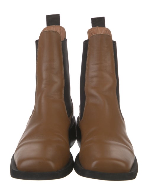 Ganni Leather Chelsea Boots
