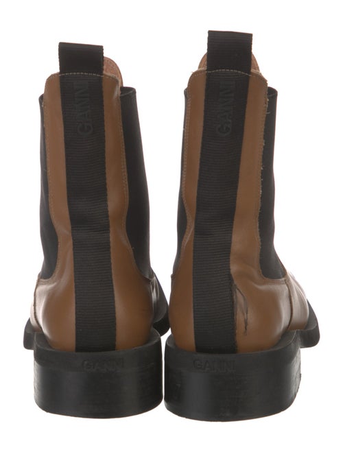 Ganni Leather Chelsea Boots