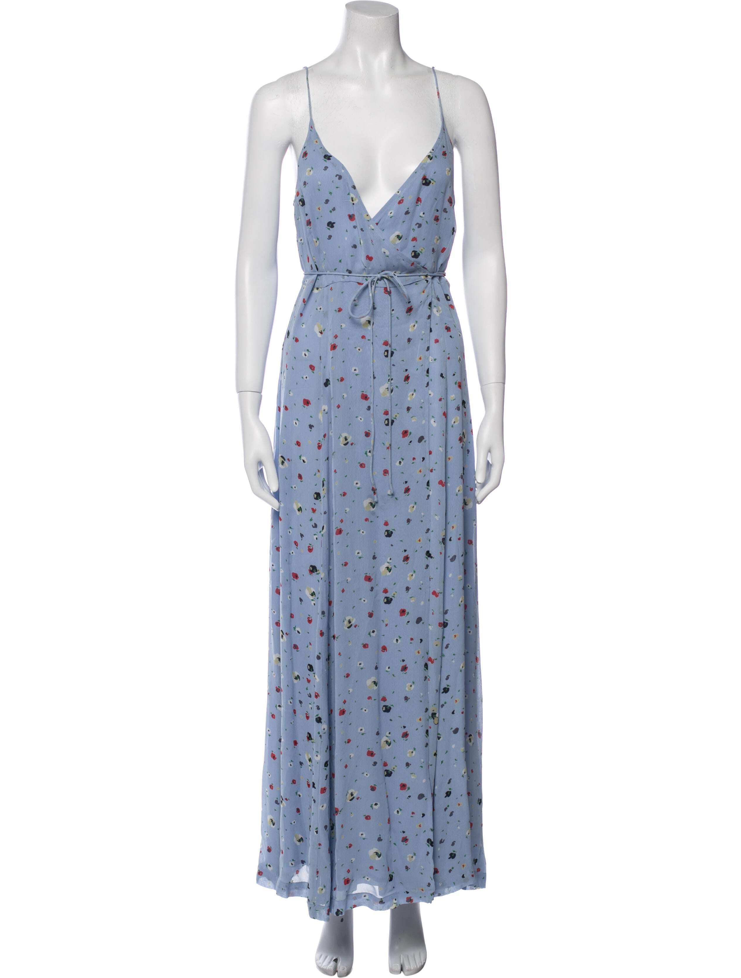 Ganni Floral Print Long Dress