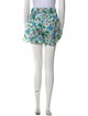 Ganni Floral Print Mini Shorts