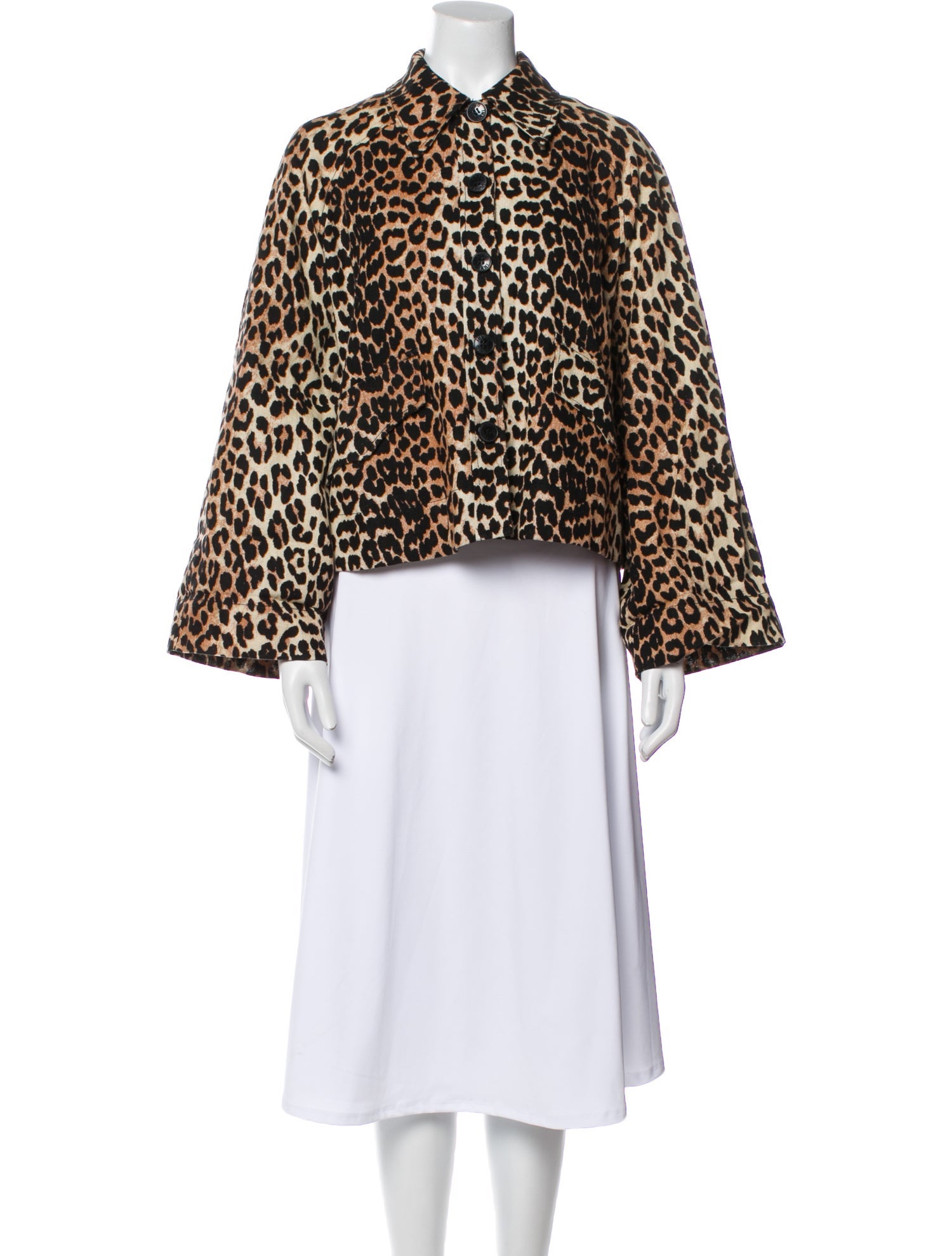 Ganni Animal Print Jacket w/ Tags