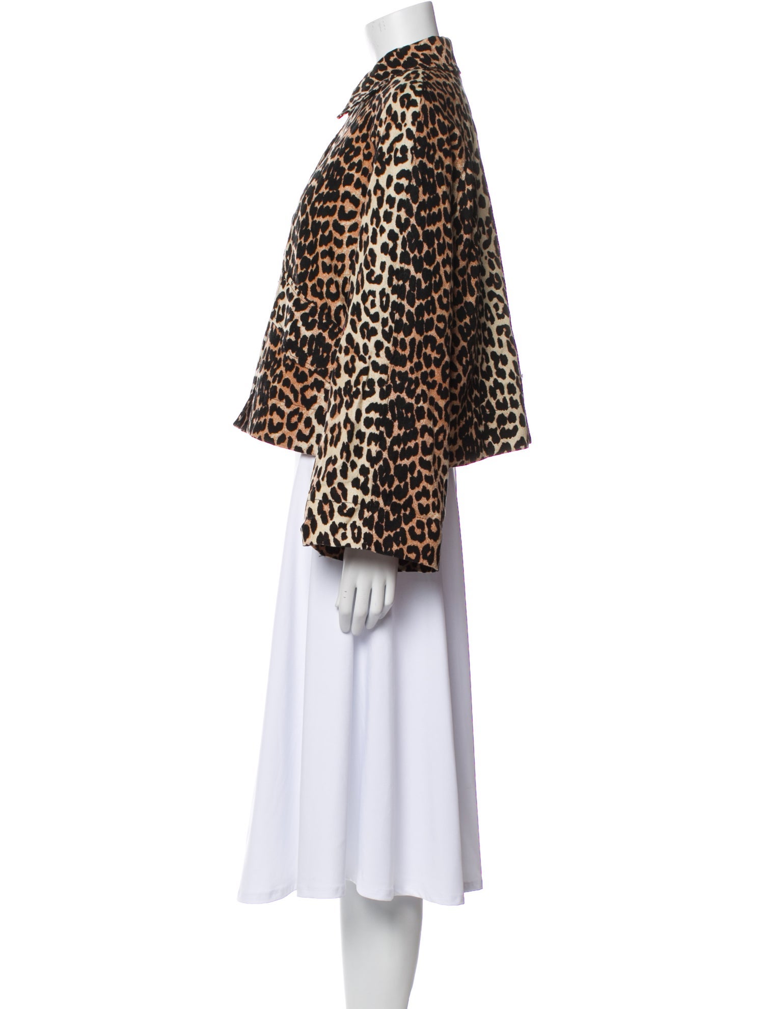 Ganni Animal Print Jacket w/ Tags