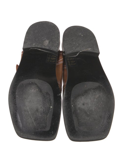 Ganni Leather Slingback Sandals