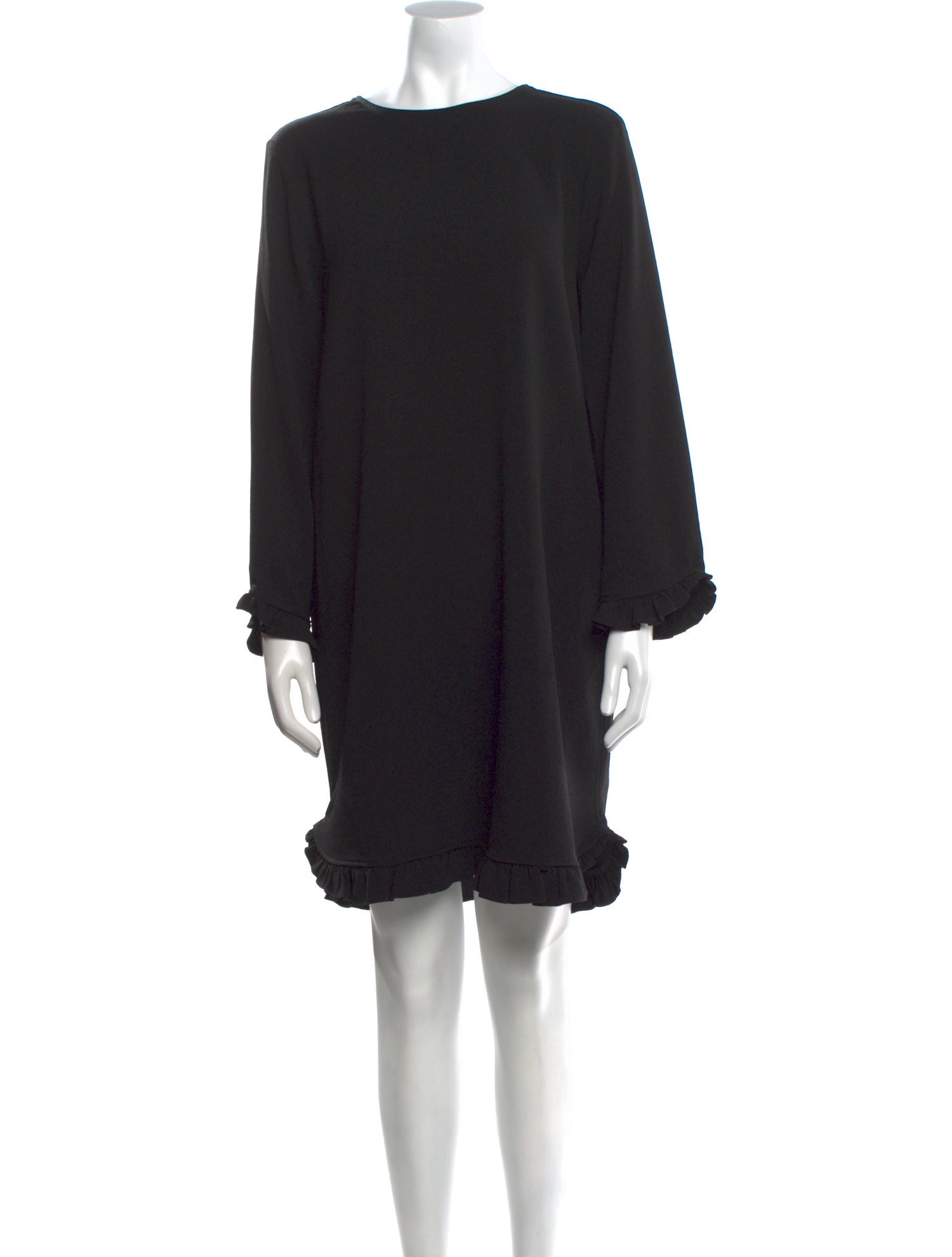 Ganni Bateau Neckline Mini Dress