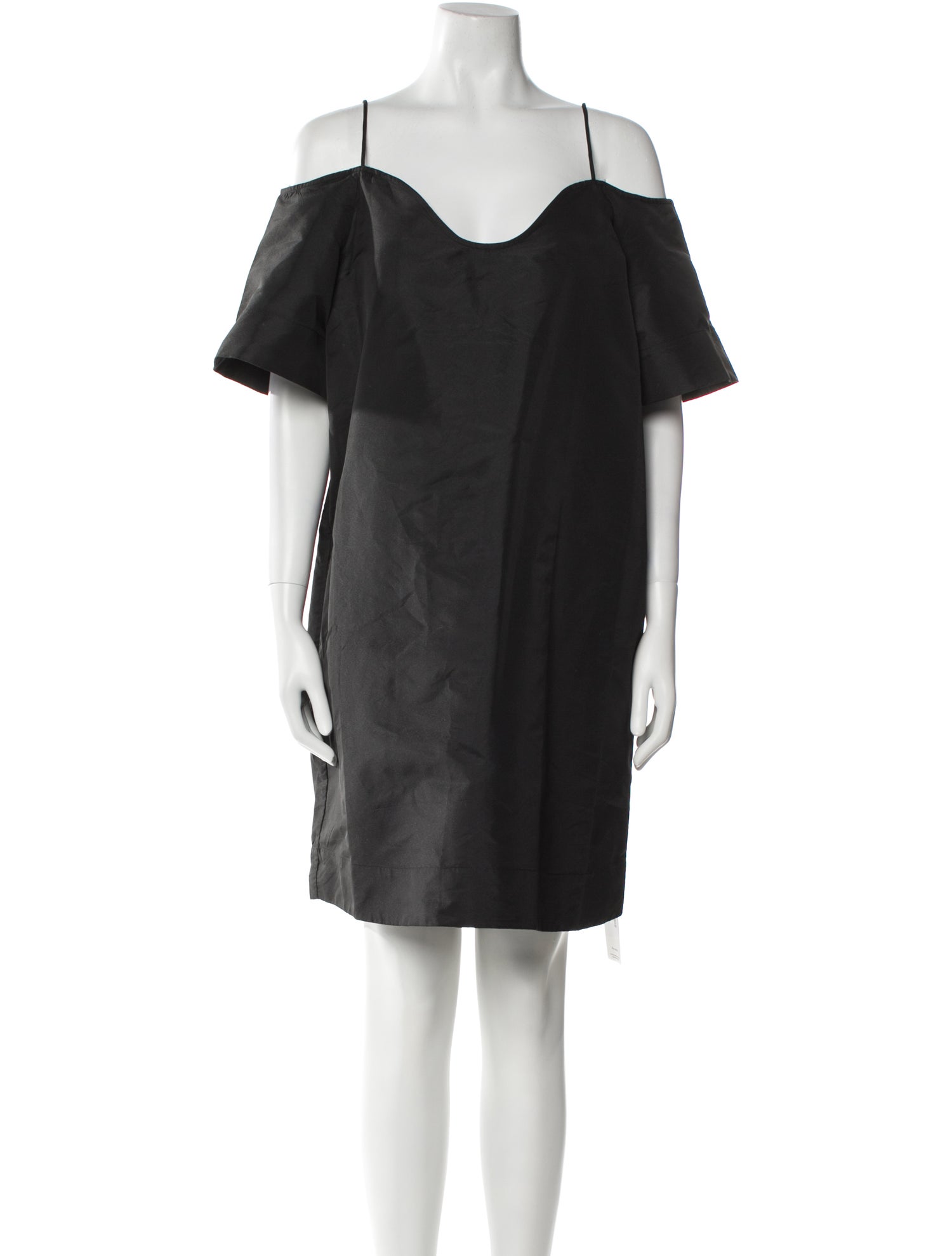 Ganni Scoop Neck Mini Dress