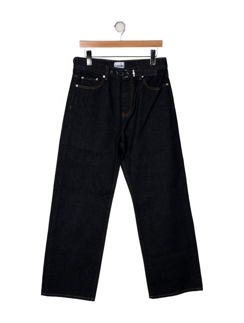 Ganni High-Rise Wide Leg Jeans