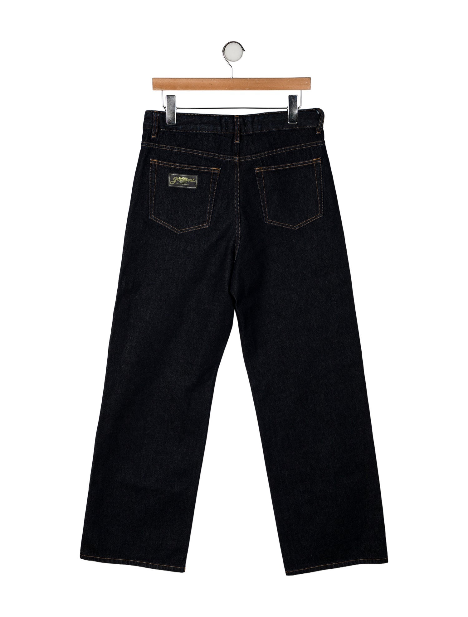 Ganni High-Rise Wide Leg Jeans