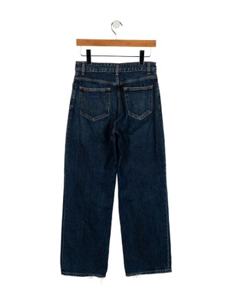 Ganni Mid-Rise Wide Leg Jeans