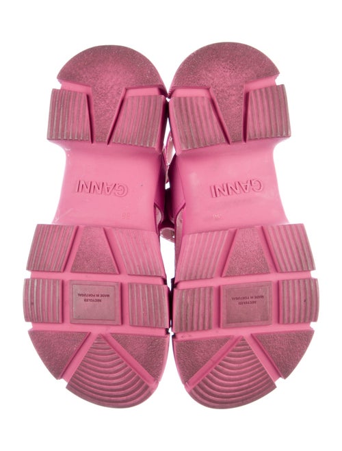 Ganni Leather Slingback Sandals