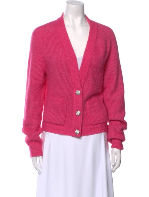 Ganni Alpaca V-Neck Sweater