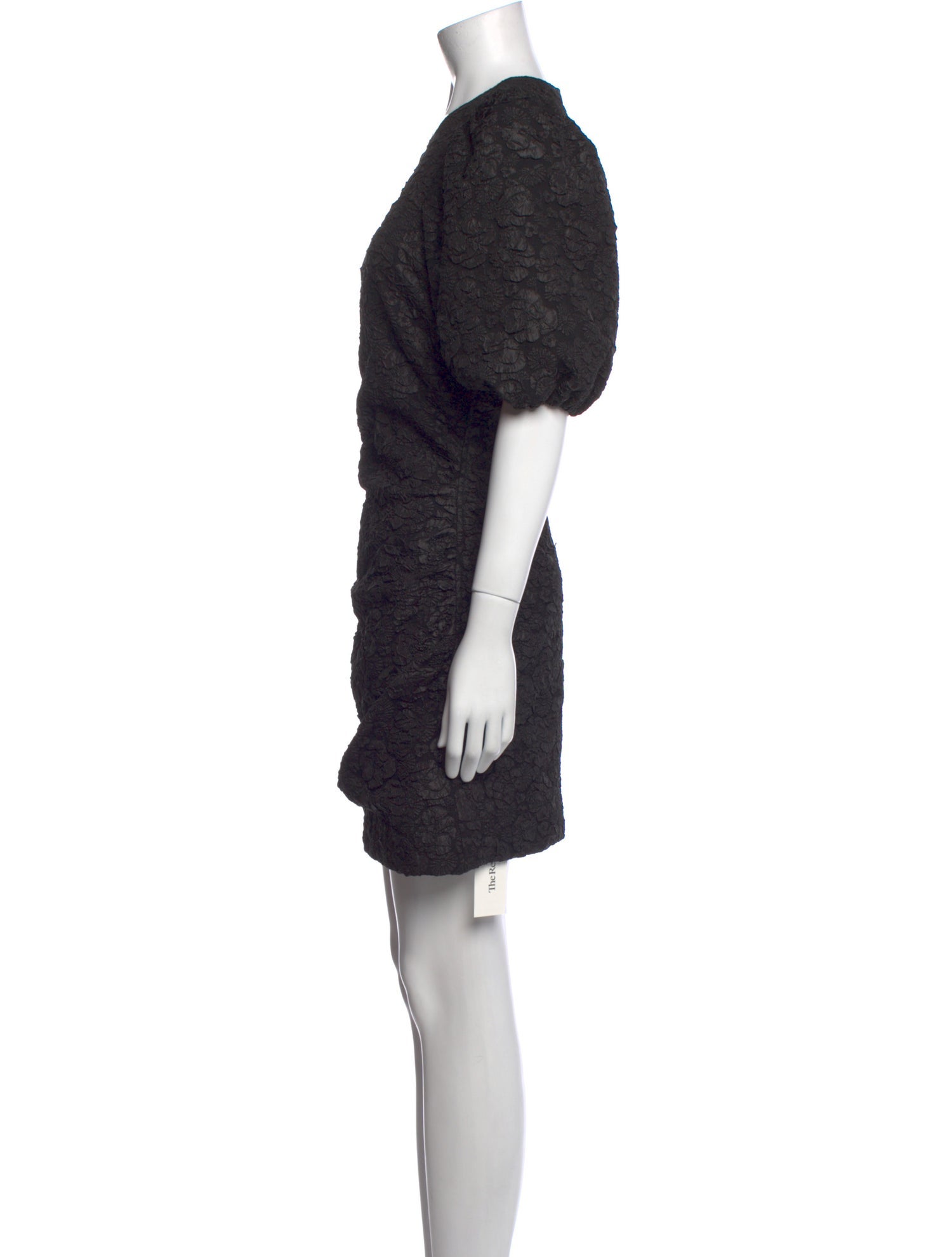 Ganni Crew Neck Mini Dress