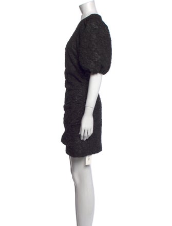 Ganni Crew Neck Mini Dress