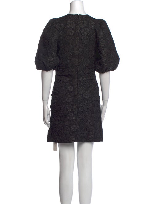 Ganni Crew Neck Mini Dress