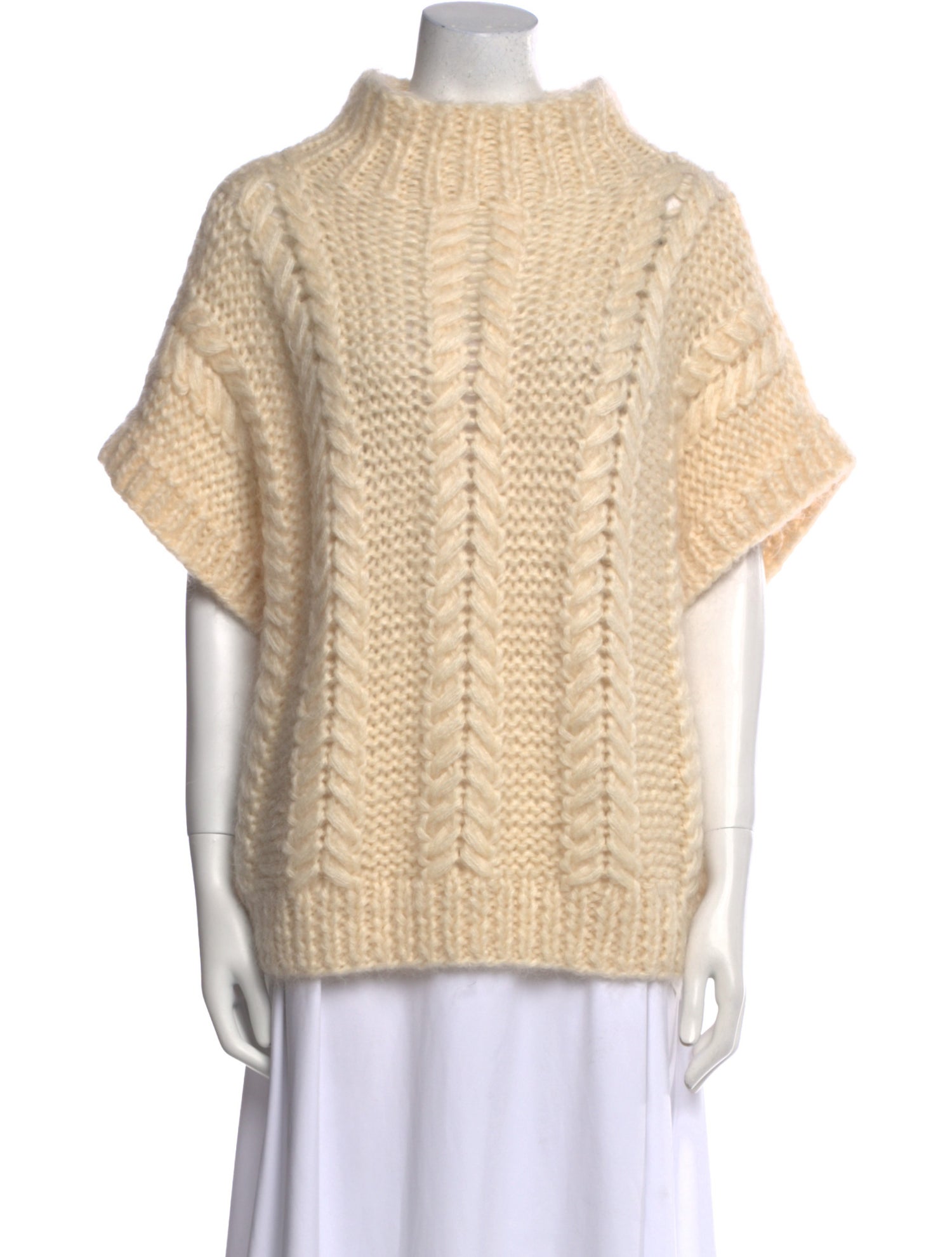 Ganni Wool Mock Neck Sweater w/ Tags