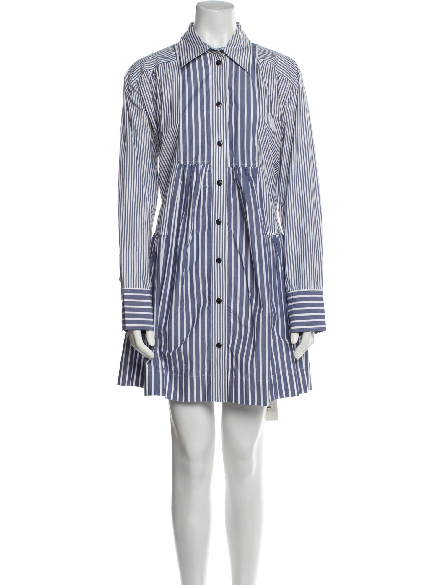 Ganni Striped Mini Dress