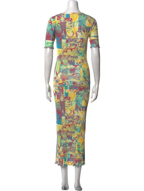 Ganni Printed Long Dress