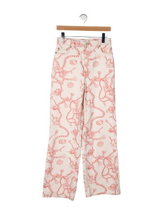 Ganni High-Rise Wide Leg Jeans